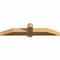 Ekena Millwork Eugene Smooth Timber Gable Bracket, Western Red Cedar, 60"W x 12"H x 5 1/2"D x 5 1/2"F, 5/12 Pitch GBW060X12X0606EUG00SWR - alternate 4
